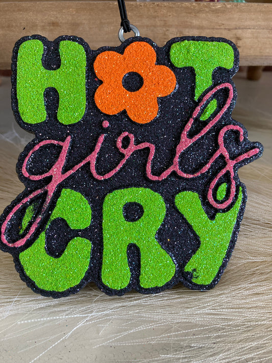Vibrant Hot Girls Cry Car Freshie