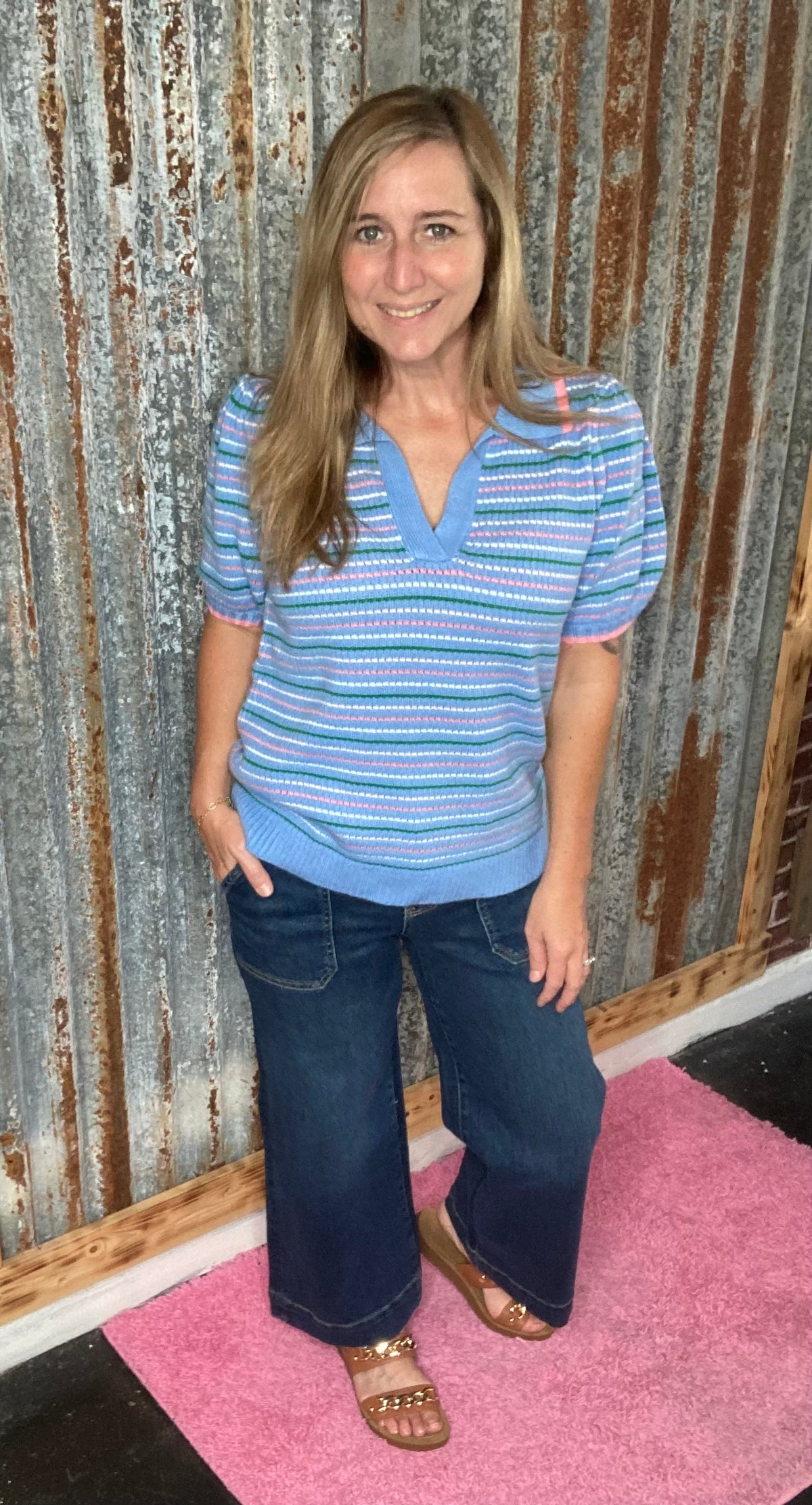 Emma Blue Sweater