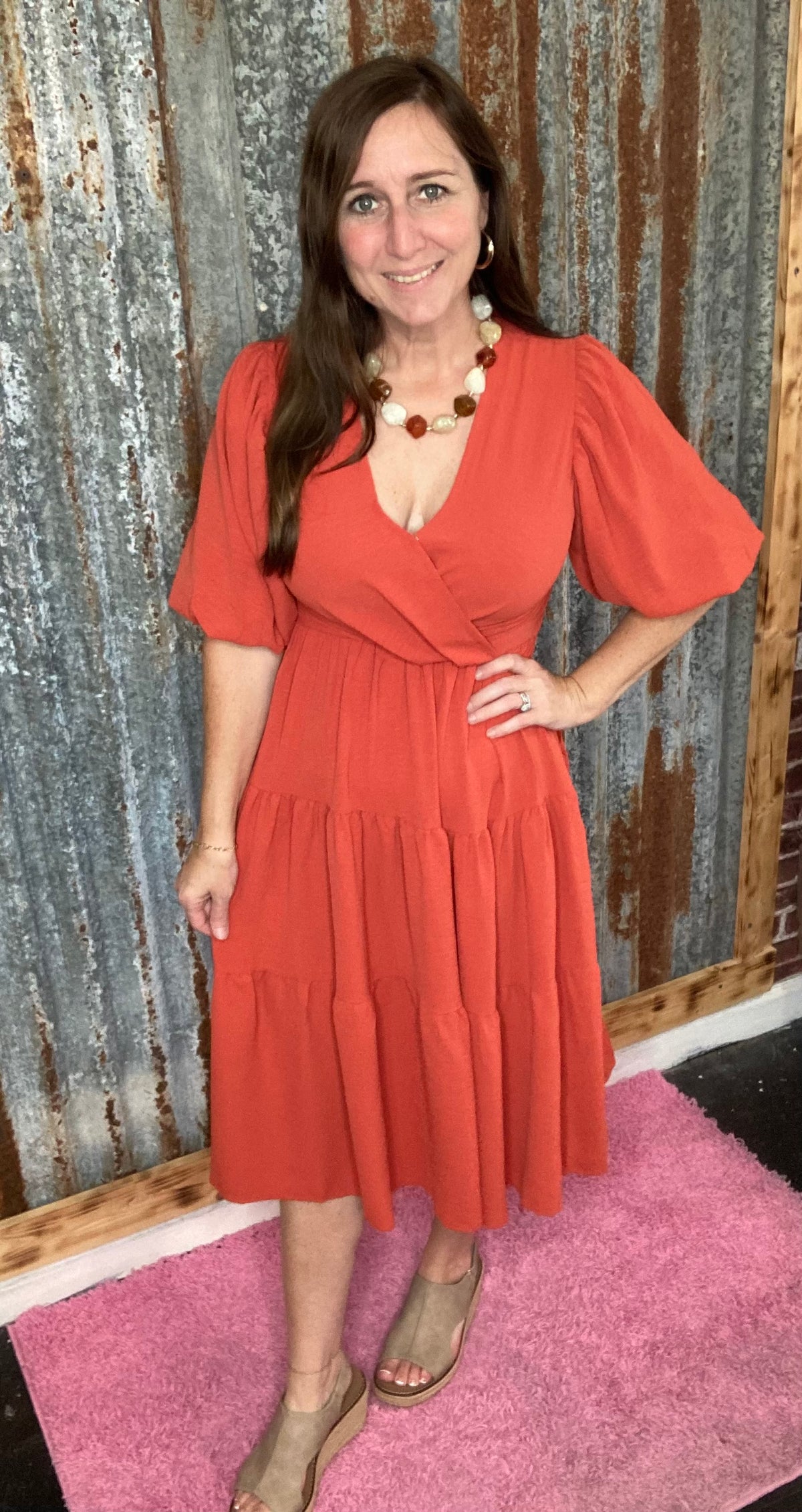 Rust Dress