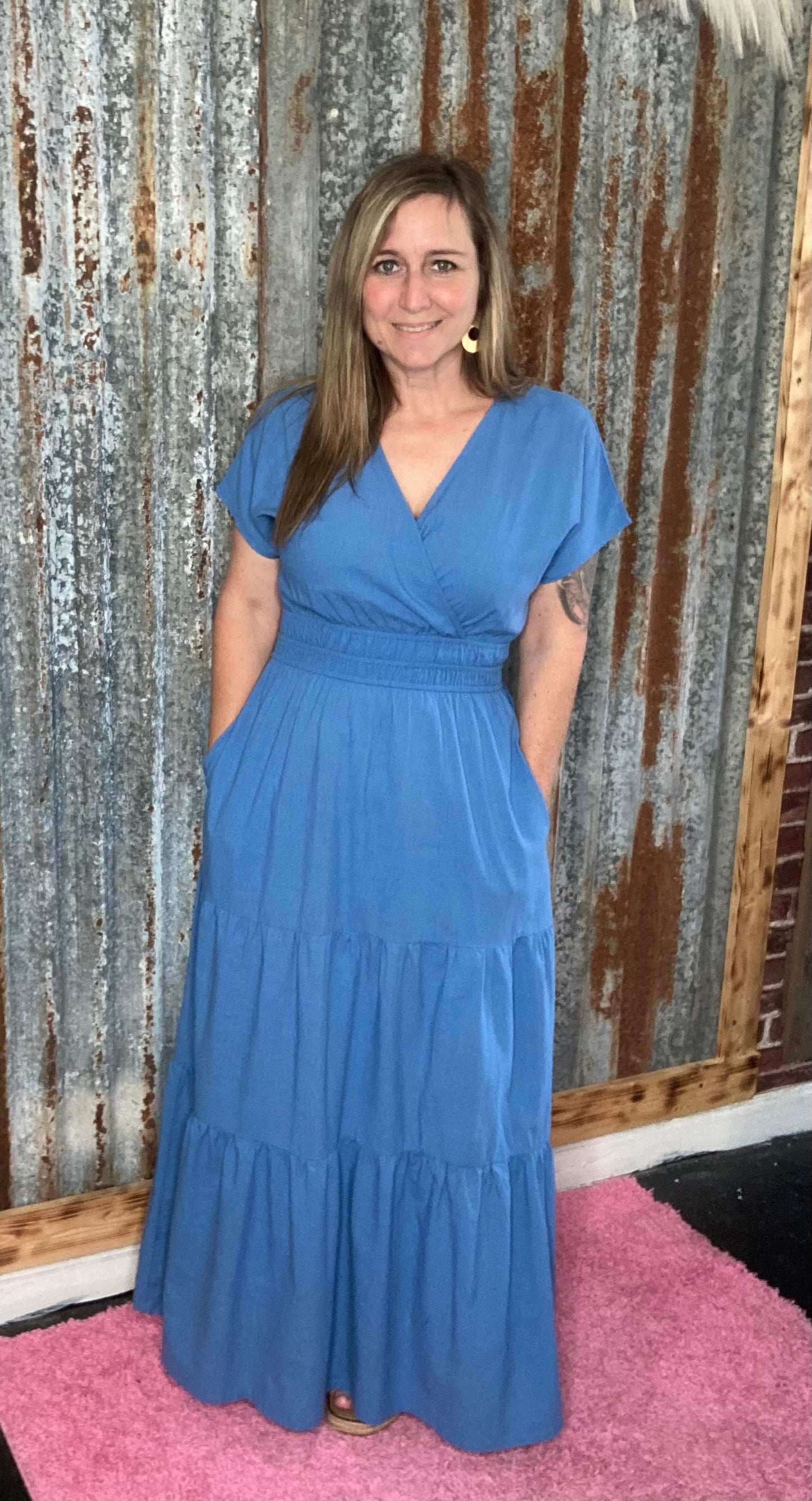 Blue Maxi Dress