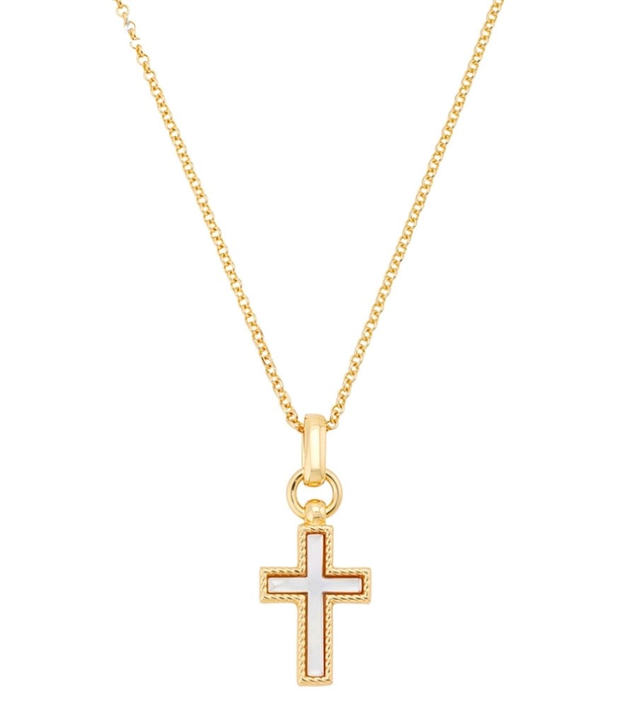 MOP Cross Necklace