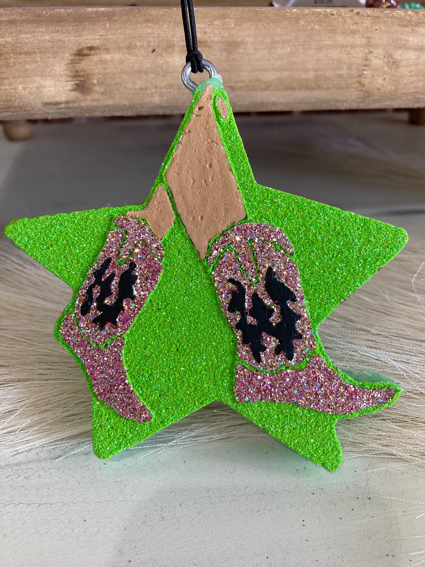 Cowgirl Boots Sparkle Car Freshie