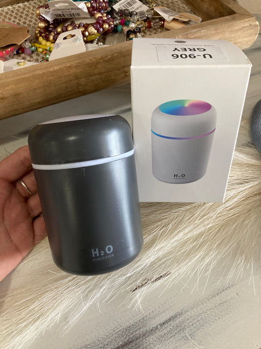 Grey USB Colorful Humidifier