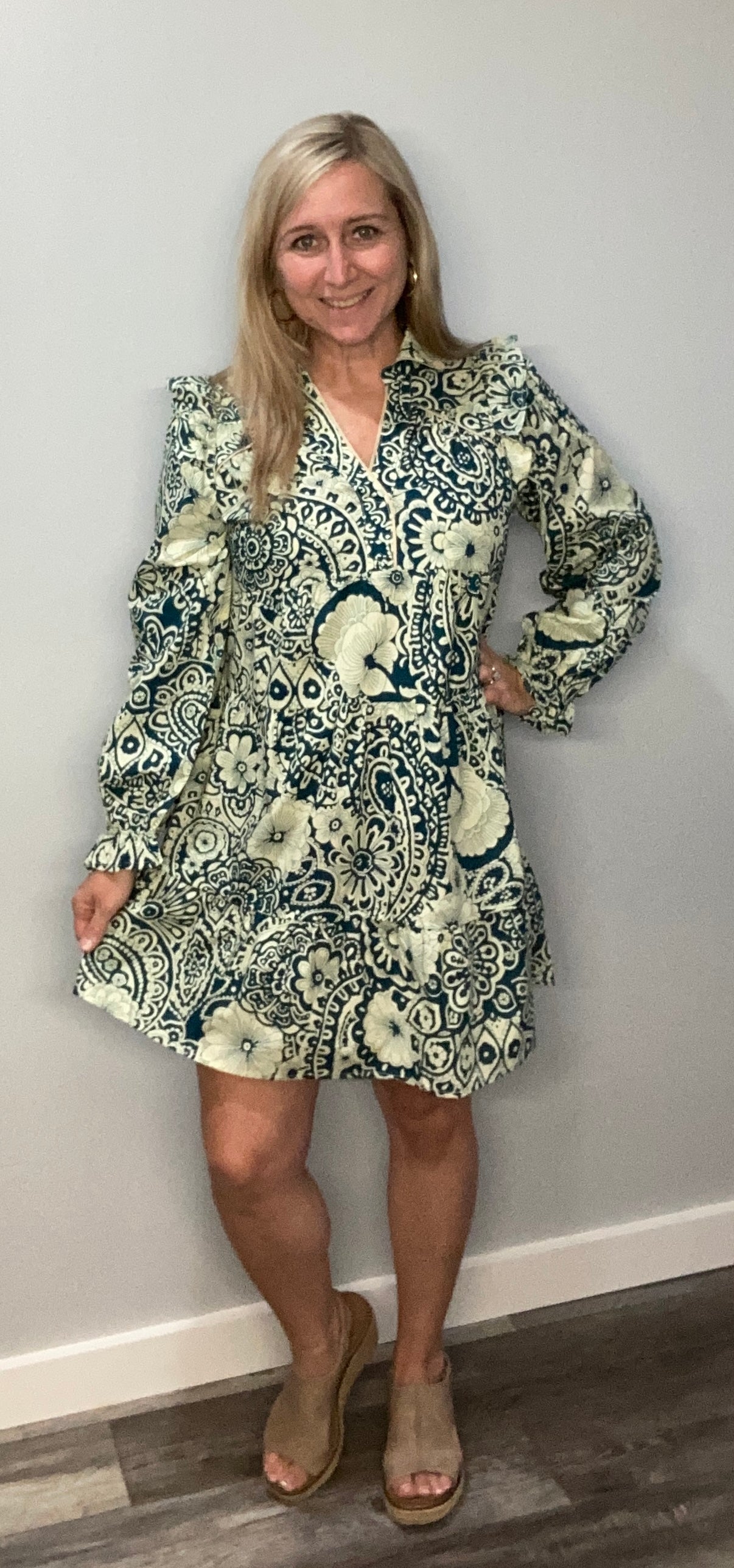 Peacock Mix Dress