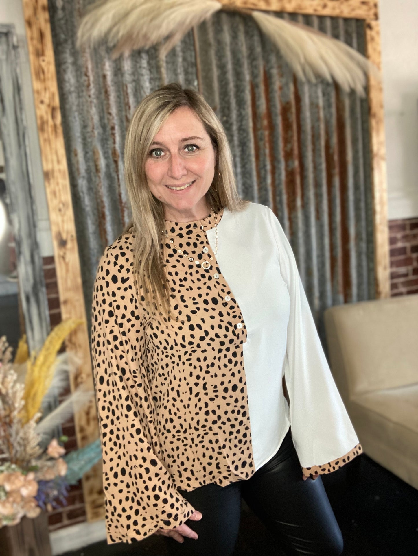 Leopard Blouse