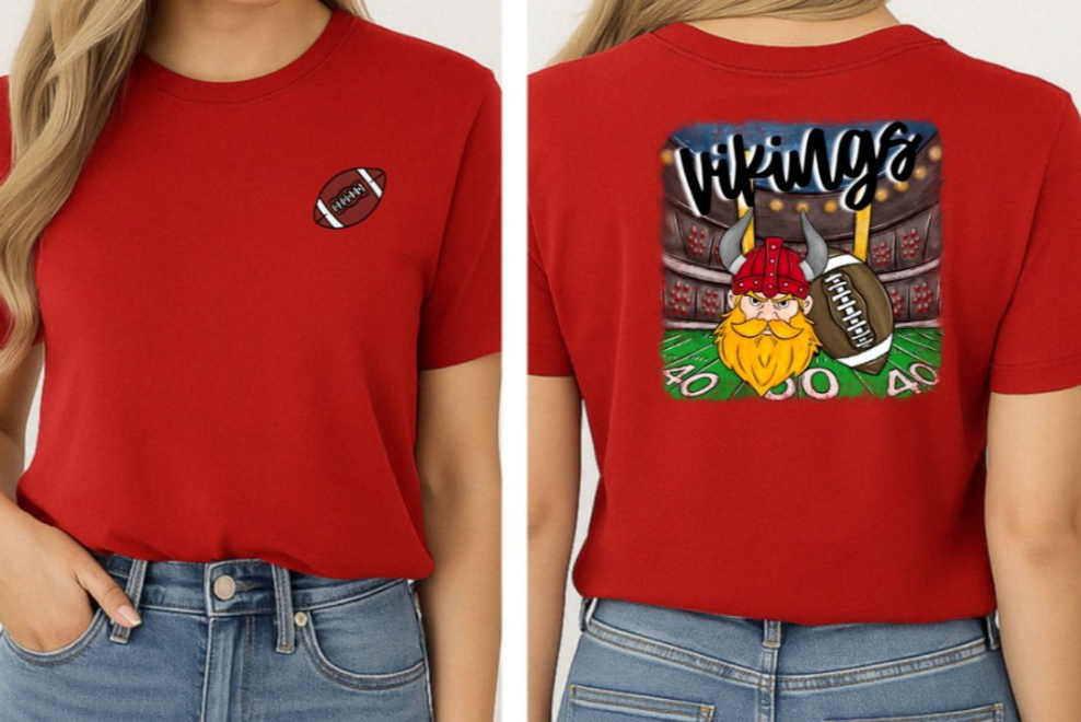 Viking Football Tee