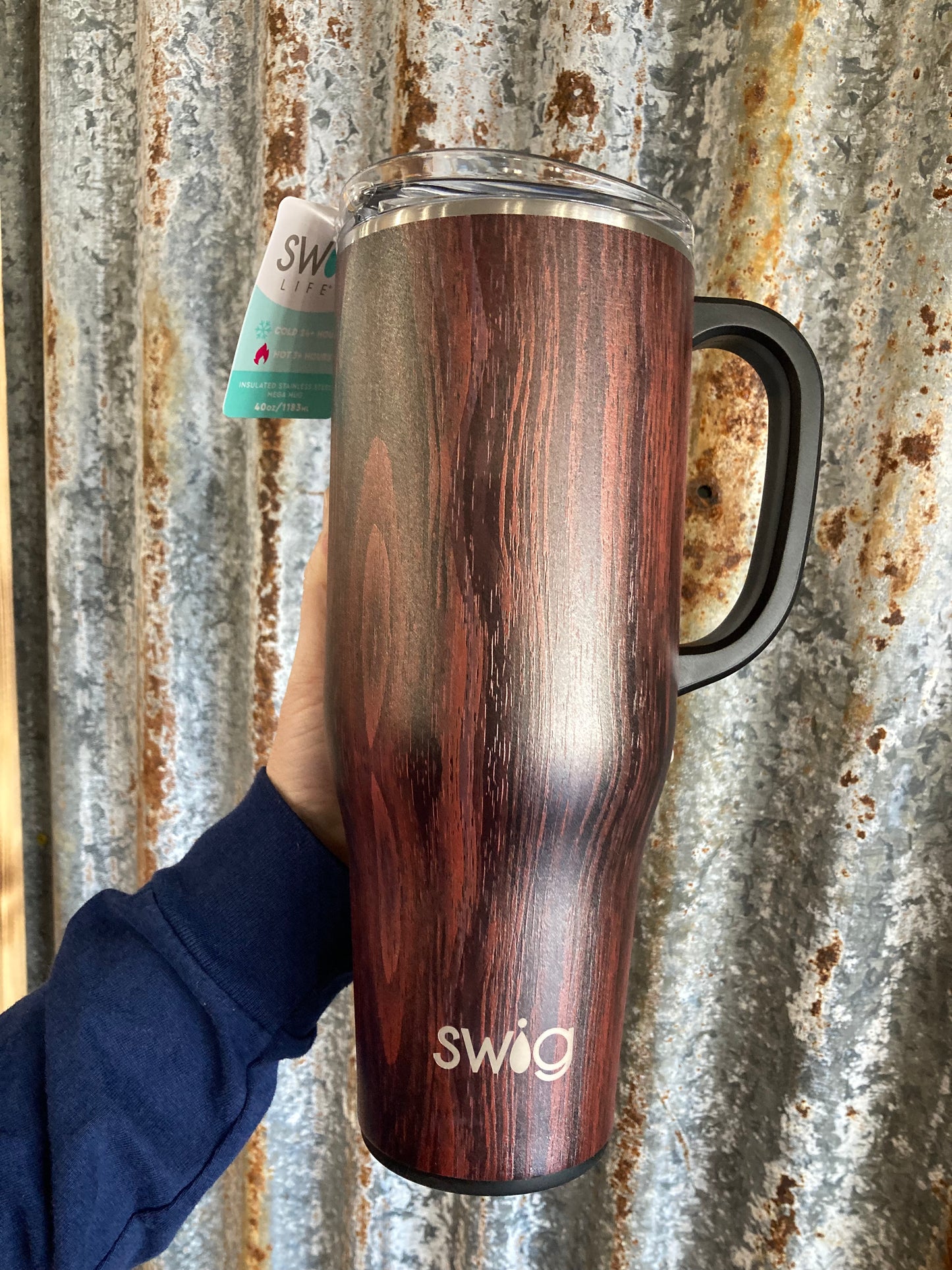 Bourbon Barrel 40 oz. Mega Mug