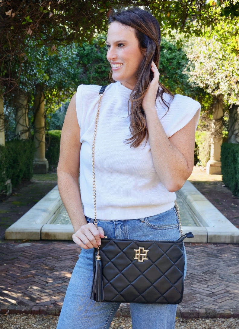 Madelyn Clutch/Crossbody Black