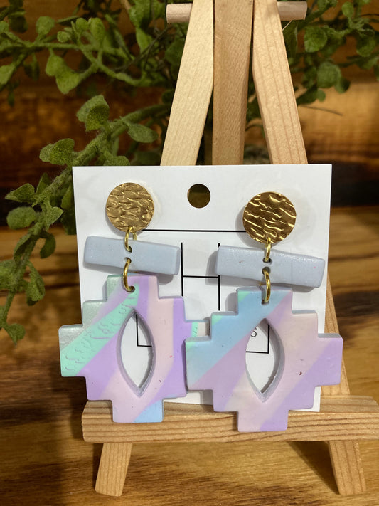 Lavender earrings