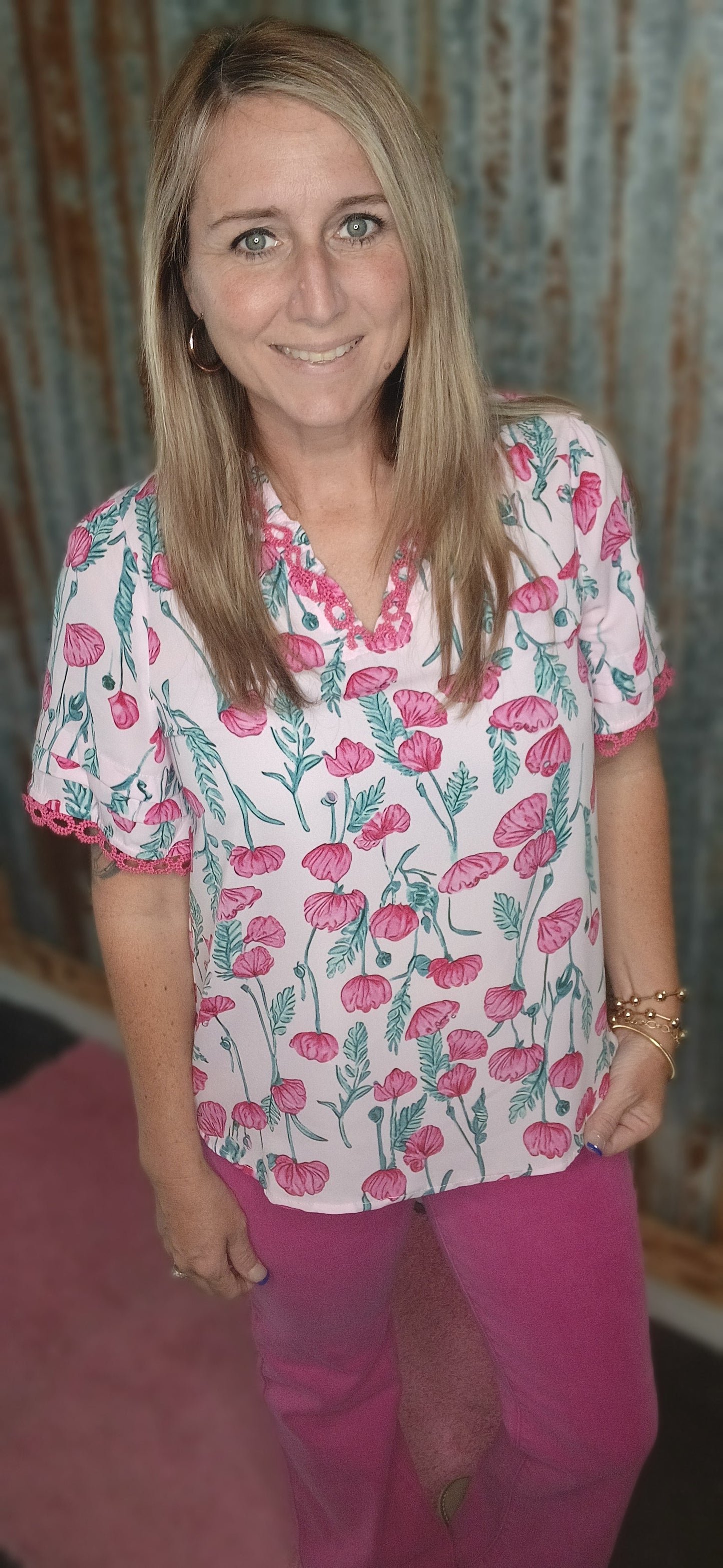 Pink Summer Top