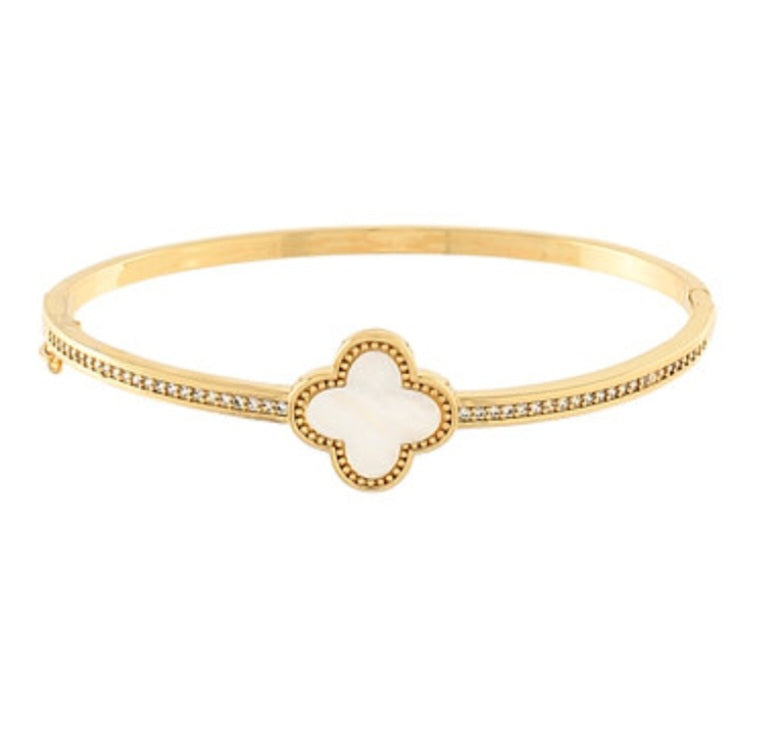 Clover Bangle Bracelet