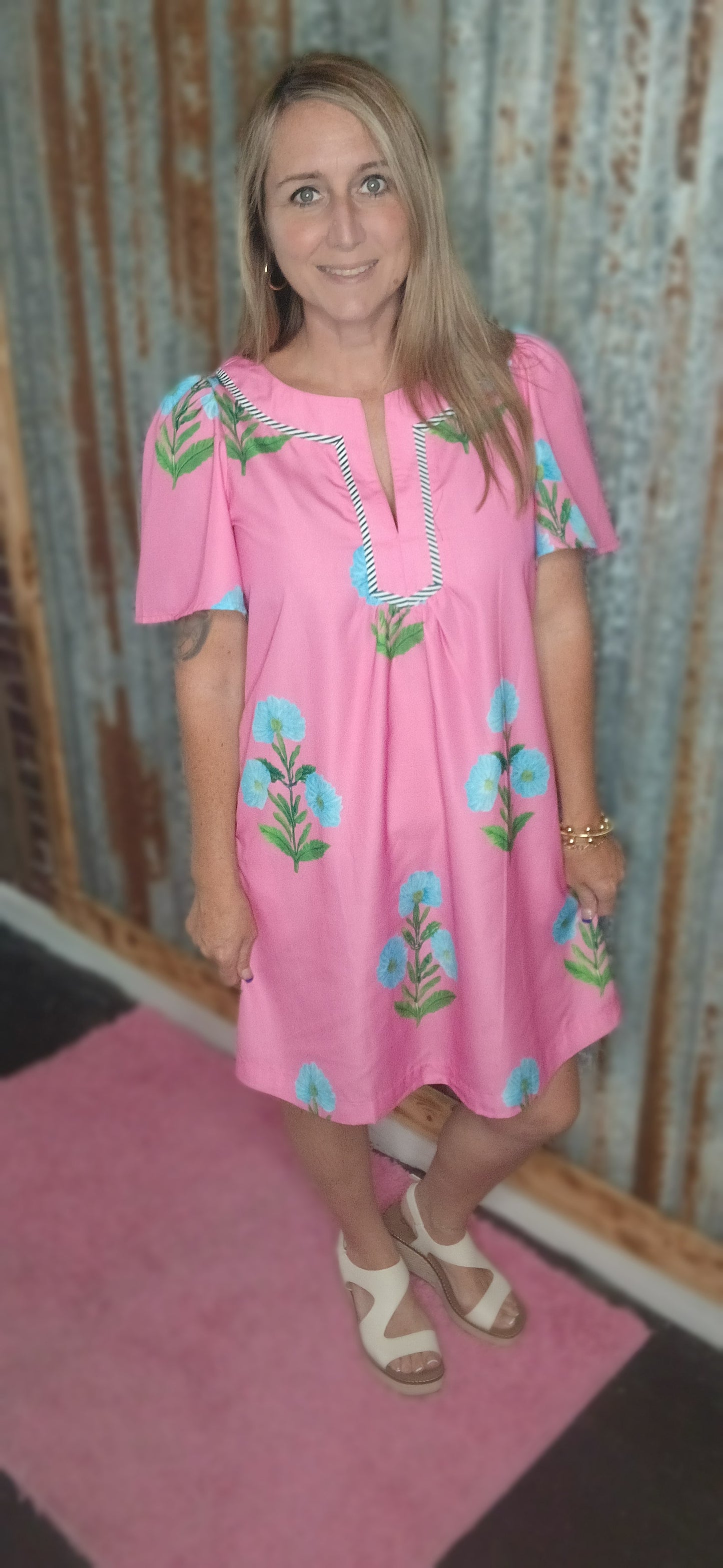 Rose Floral Dress