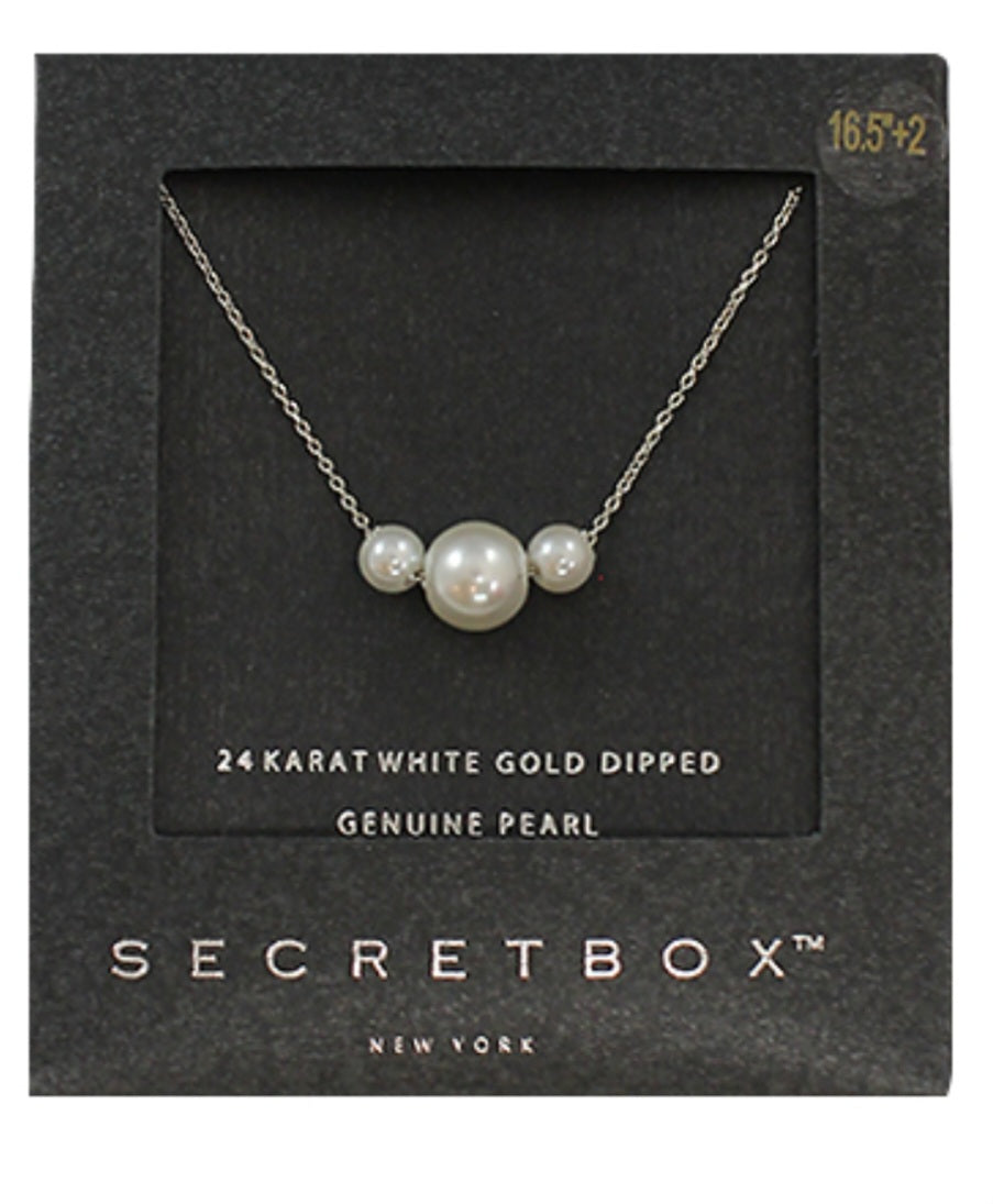 Gold Dipped Pearl Necklace