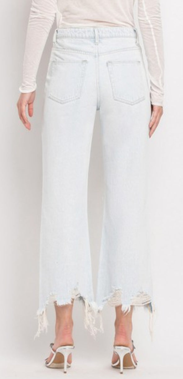 Vervet 90's Vintage High Rise Crop Jeans (Leslie)