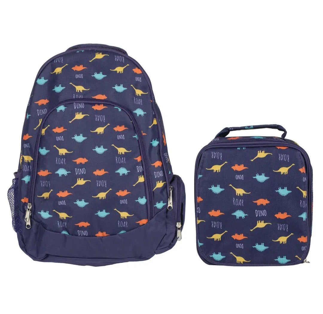 Dino Bookbag/lunchbag