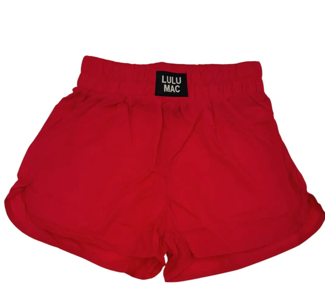 Lulu Mac Red Shorts