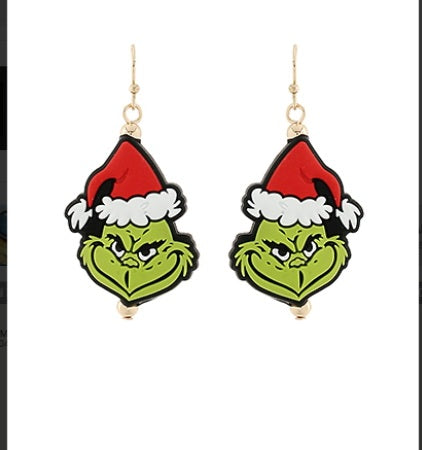 Green Man Earrings