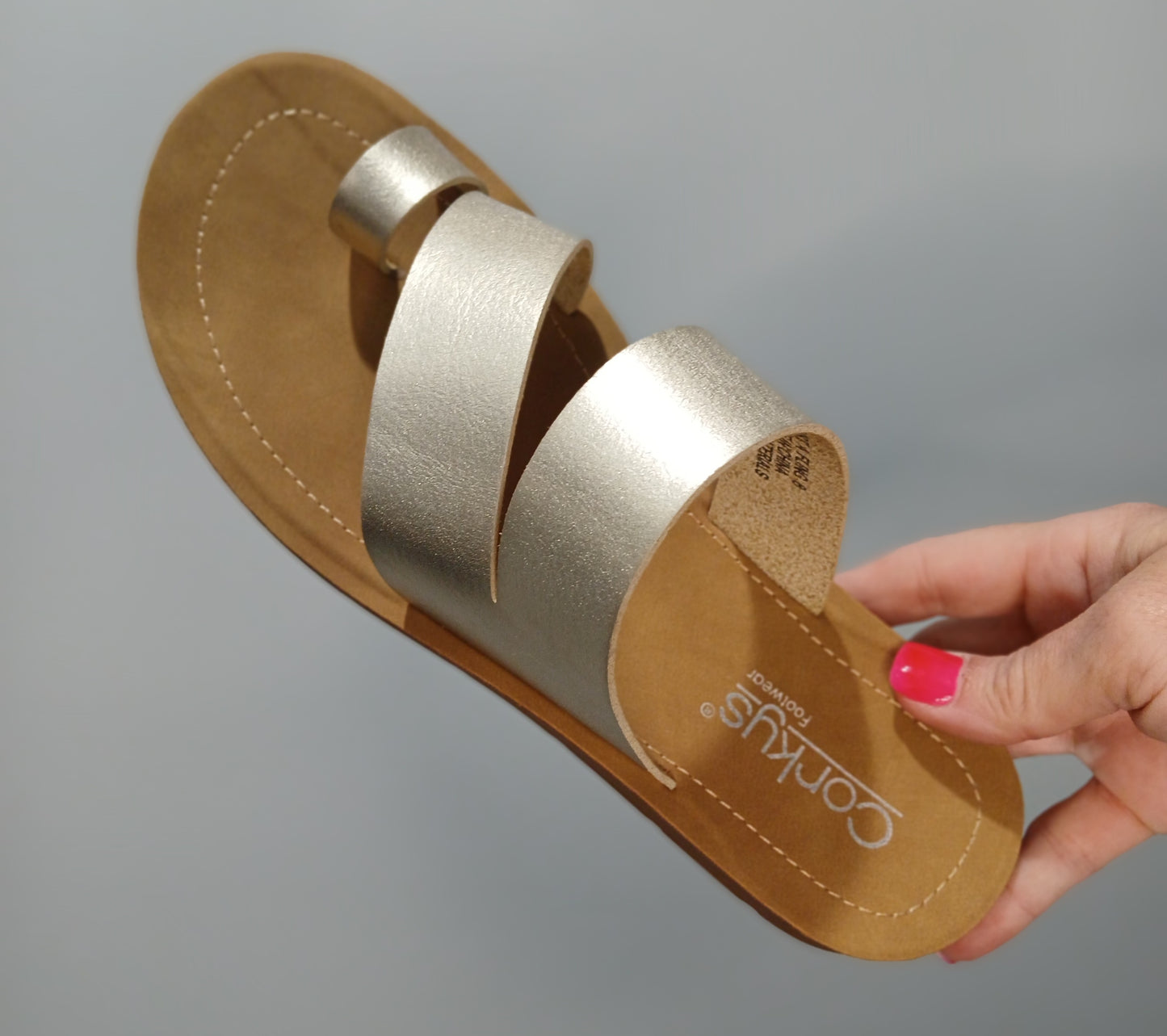 Corkys Just a Fling Gold Sandal
