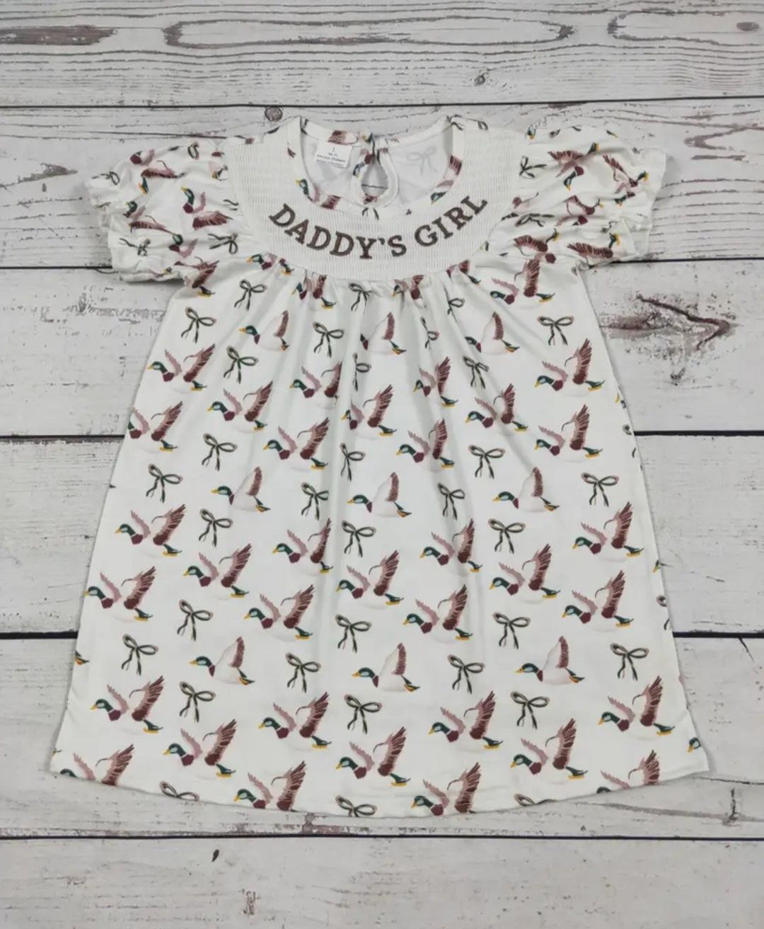 Daddy's Girl Smocked Dress