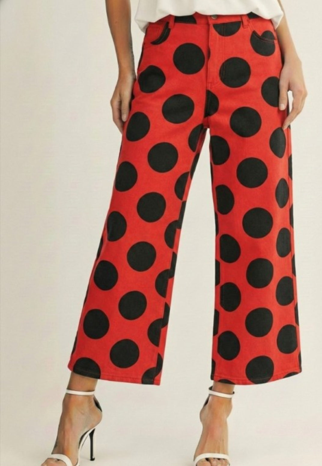 Red Polka Dot Pants