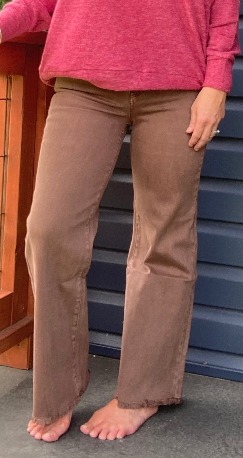 Zenana Mahogany Jeans