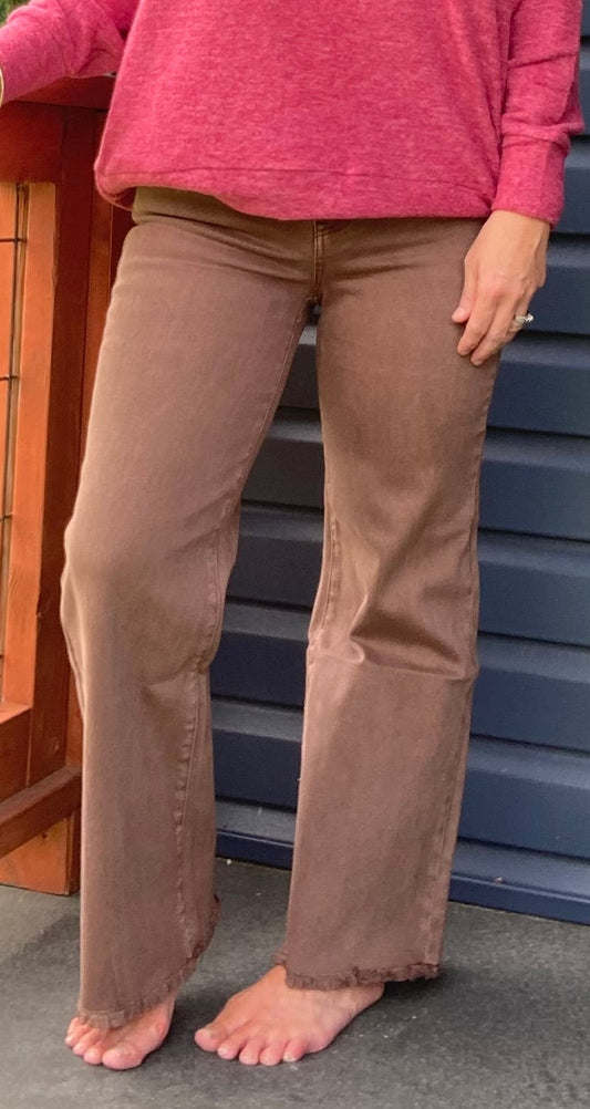 Zenana Mahogany Jeans