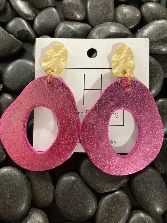 Rose Shimmer Drop Earrings