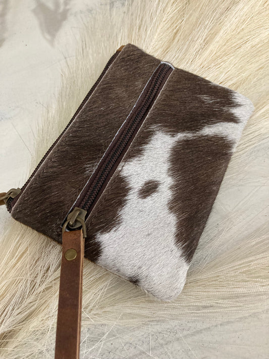 Cowhide Vintage Leather Coin Purse