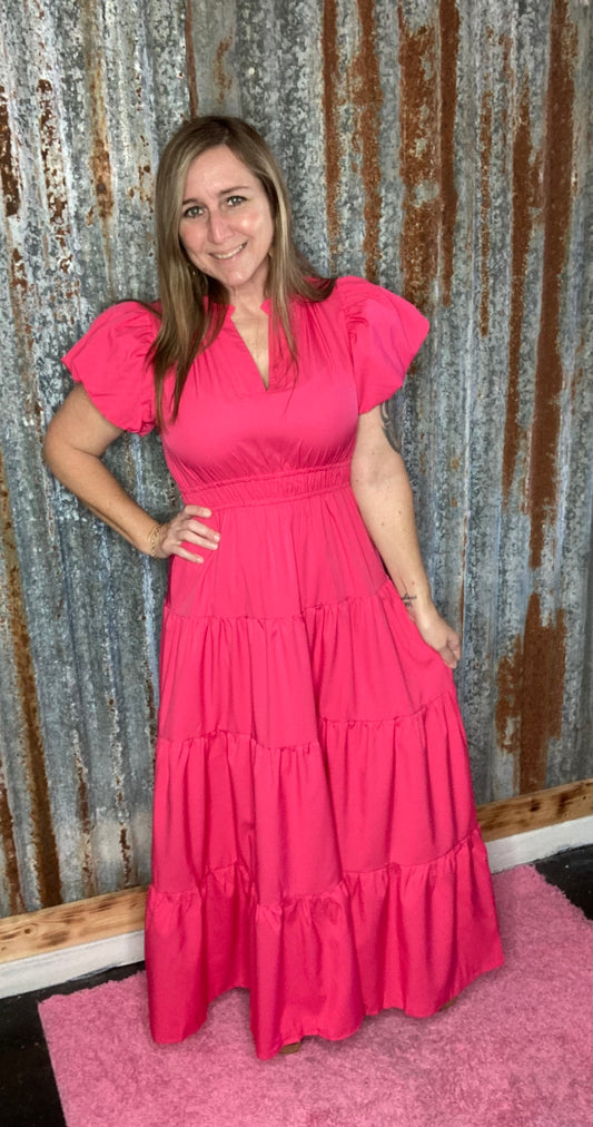 Pink Maxi Dress