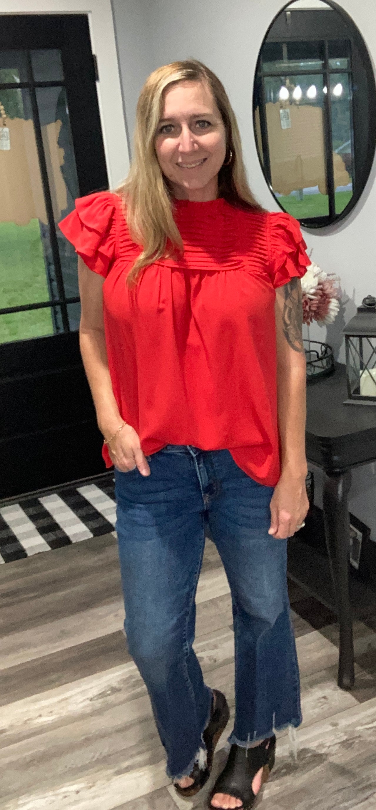 Red Blouse