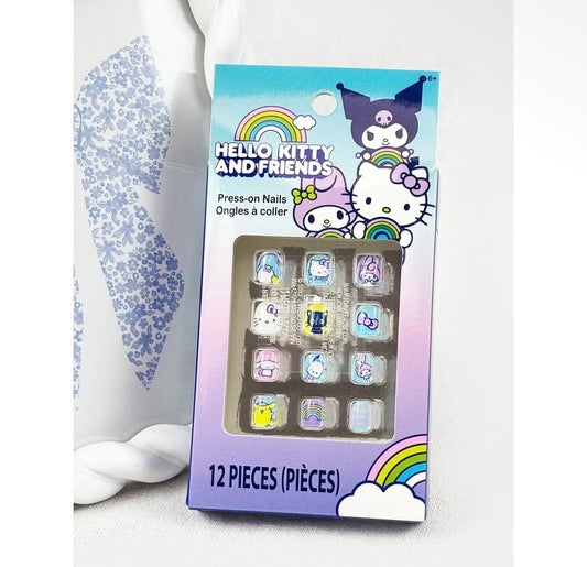 Kitty Press On Nails for Kids