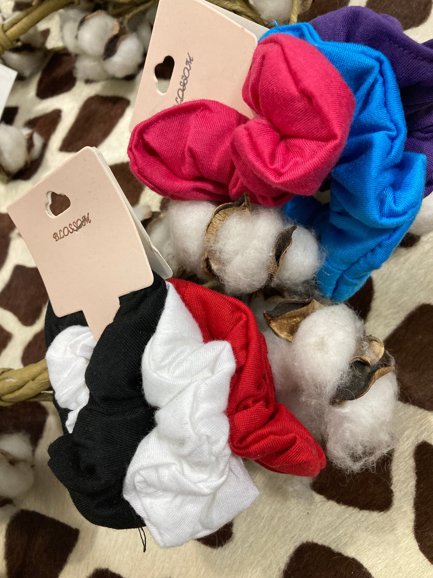 Three Pack Color Scrunchies