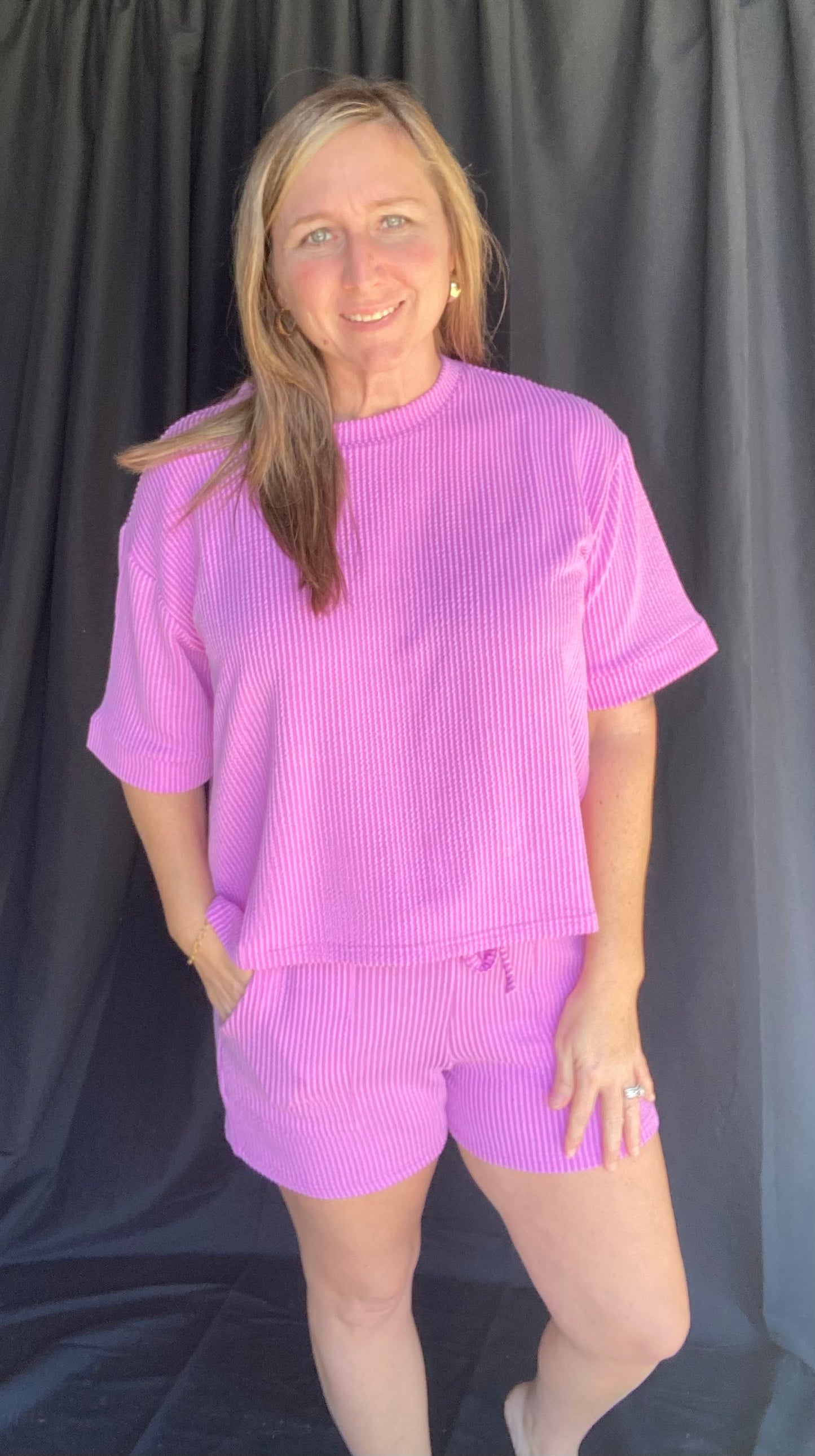 Spring Violet Short Set