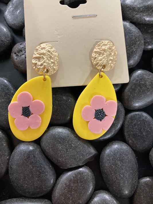 Clayed Flower Dangles