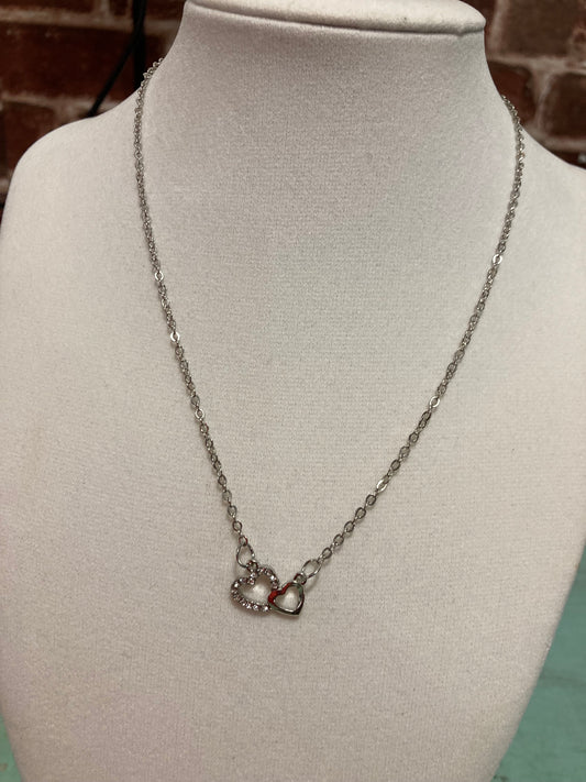 Double Heart Necklace