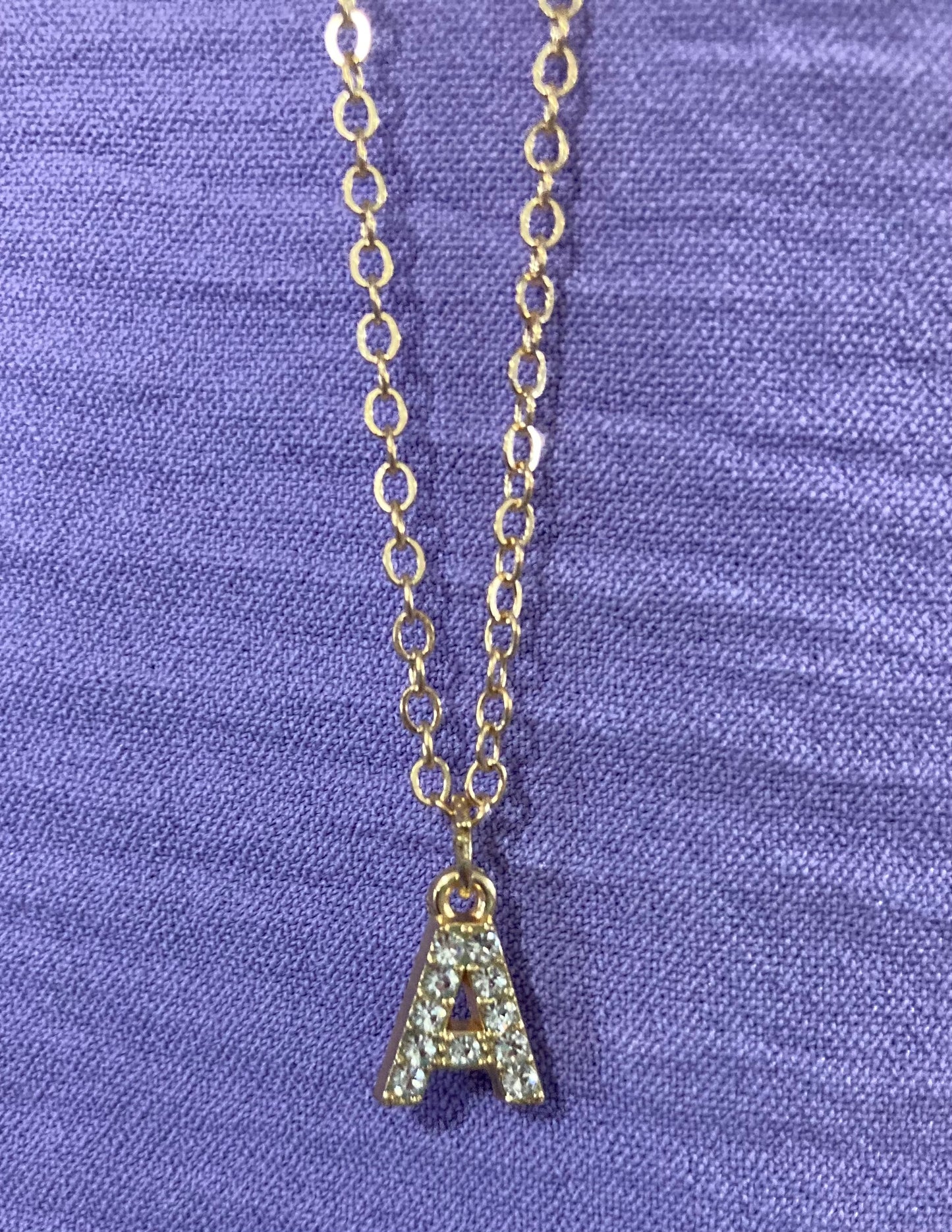 Initial necklace