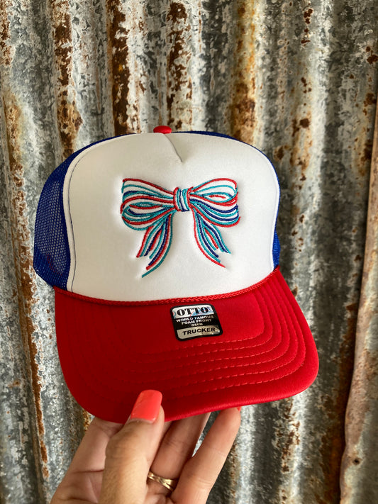 Patriotic Bow Hat