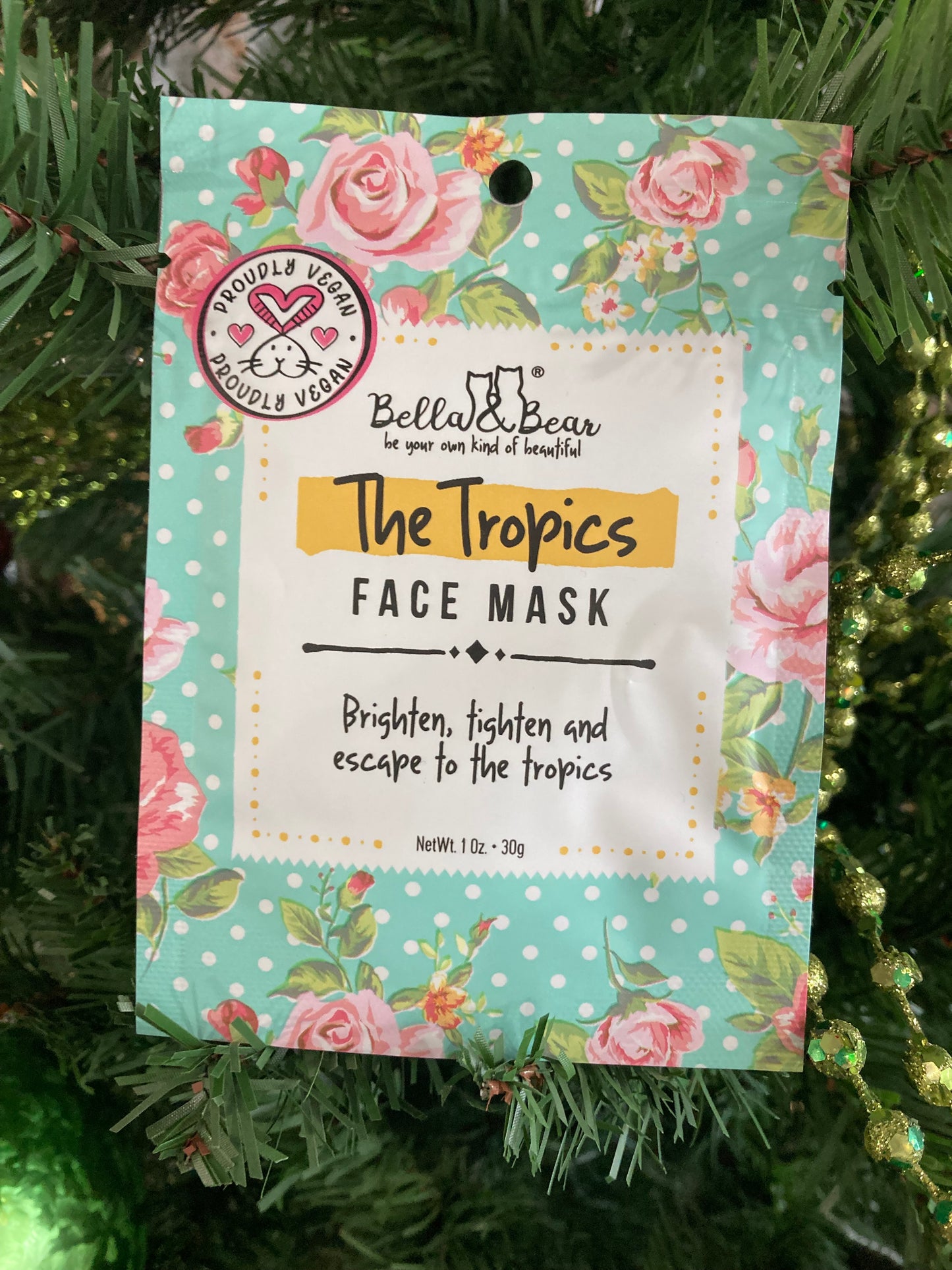 The Tropics Travel Face Mask