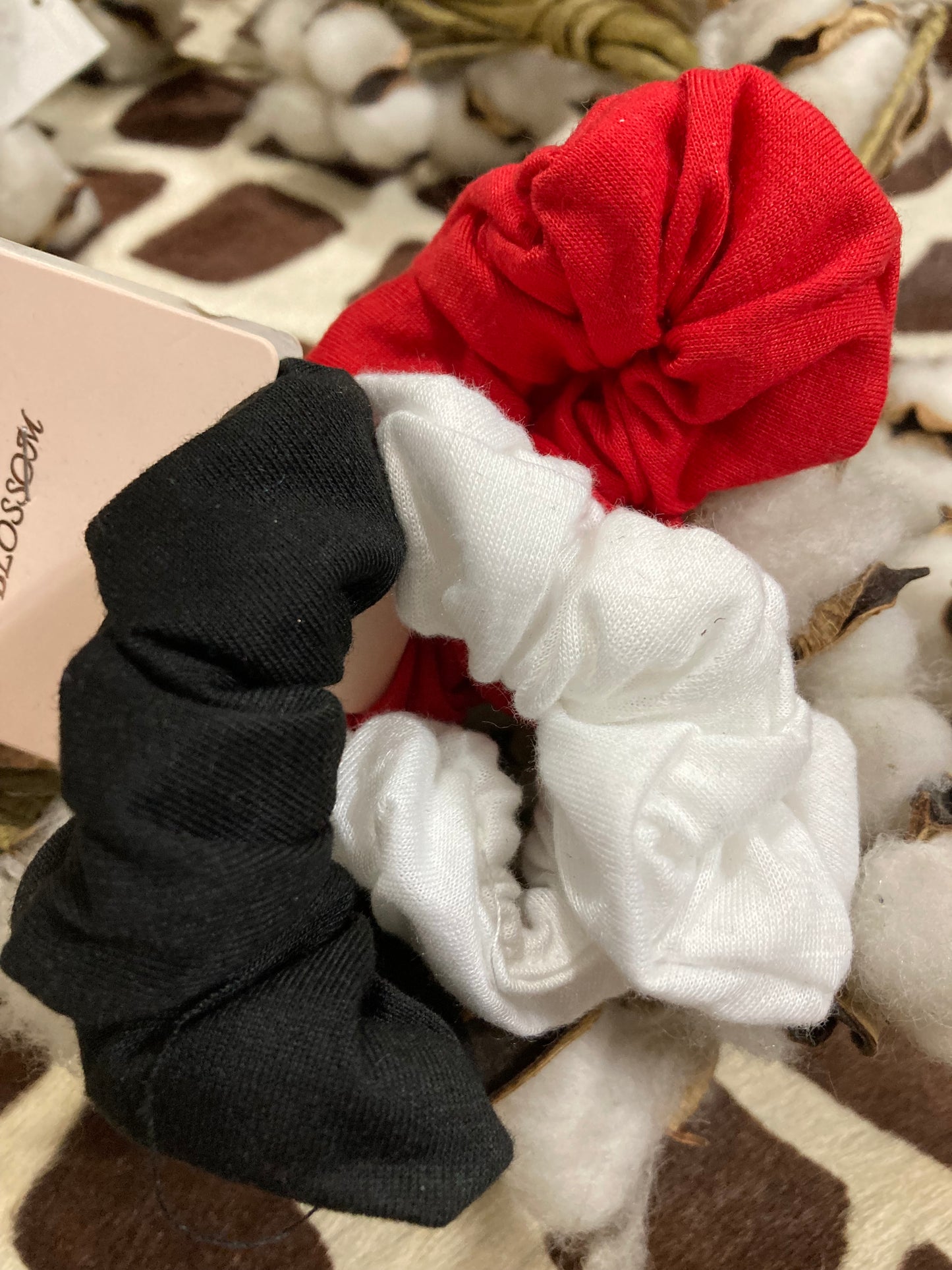 Three Pack Color Scrunchies