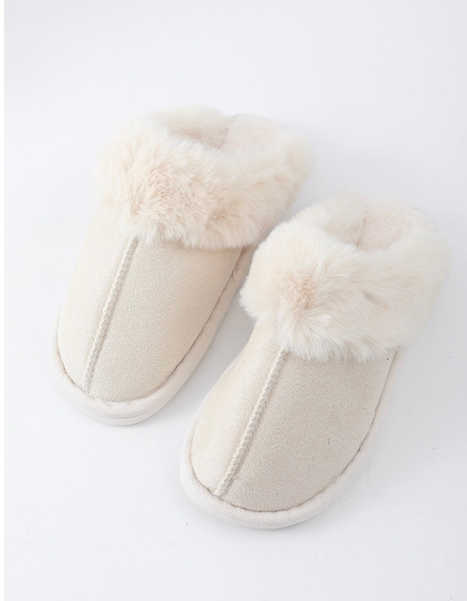 Beige Slippers