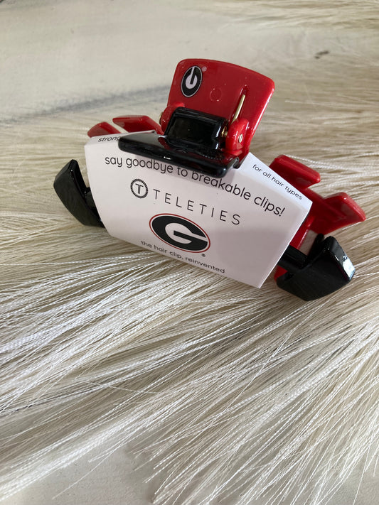 Medium Classic University of Georgia Hair Clip