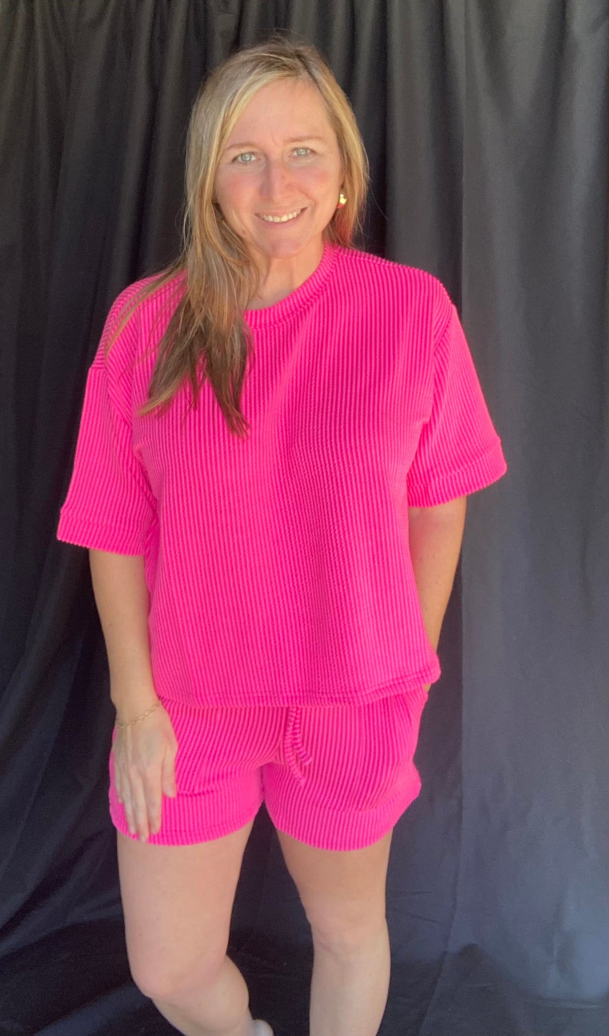 Hot Pink Short Set