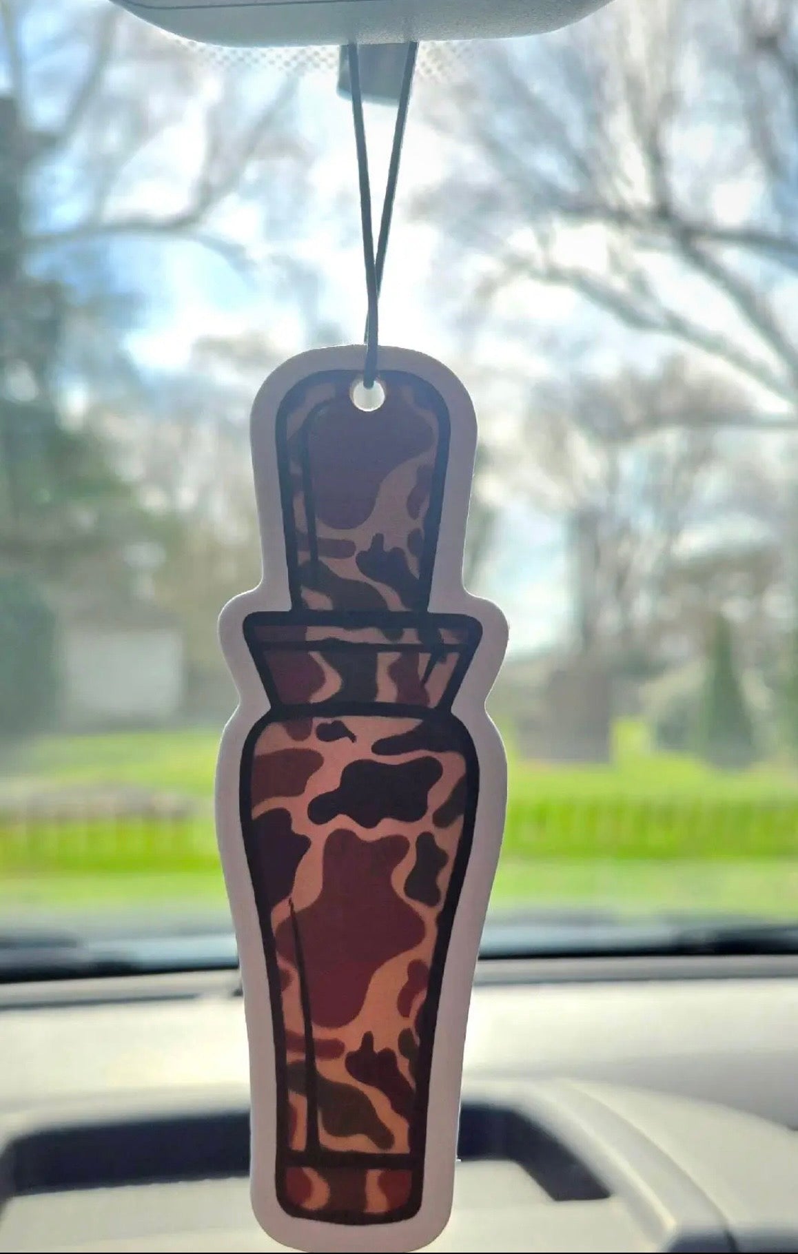 Camo Duck Call Air Freshner (Forest Scent)