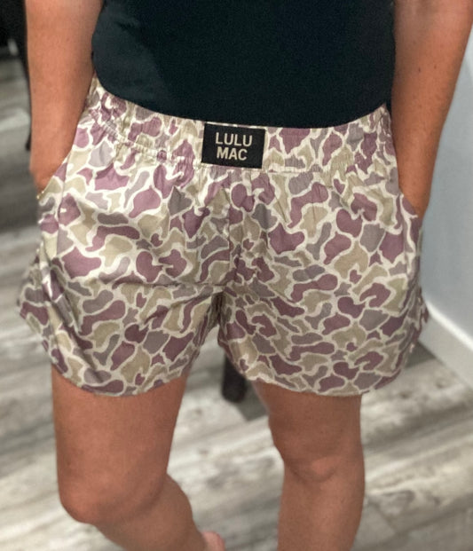 Lulu Mac Camo Boxer shorts