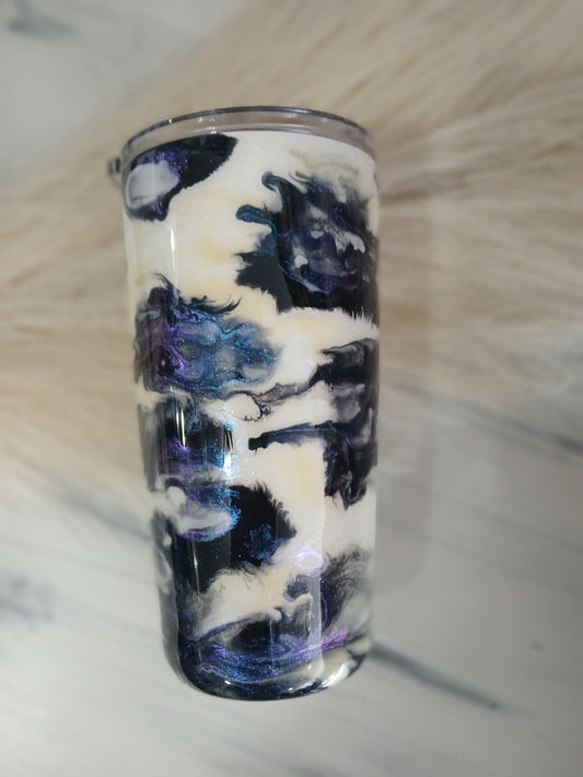 Smoked Marbled Tumbler