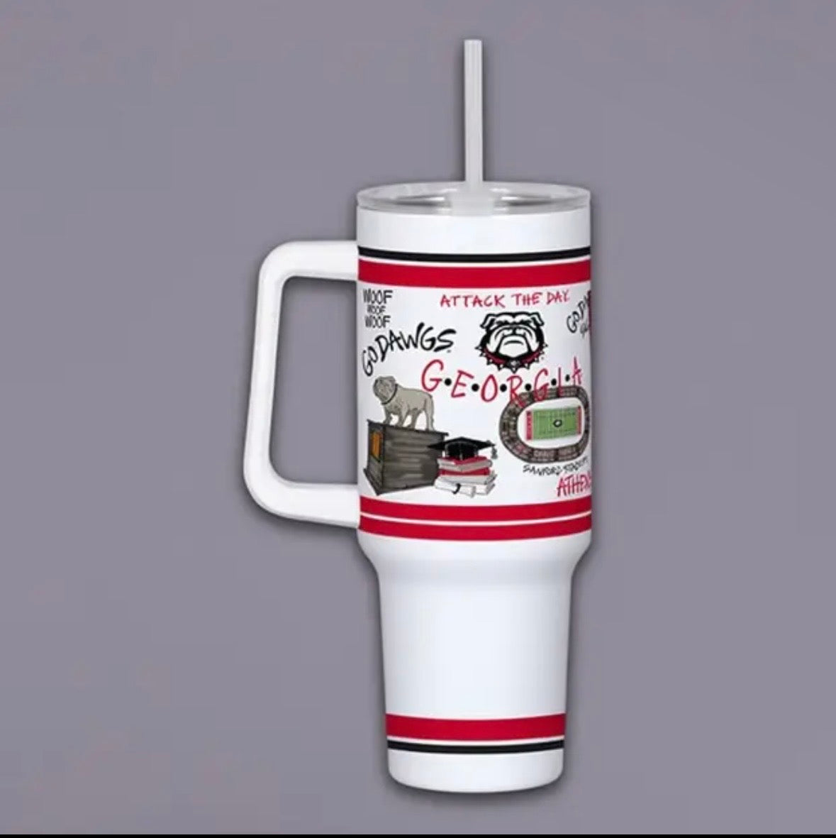 UGA 40 oz. Tumbler