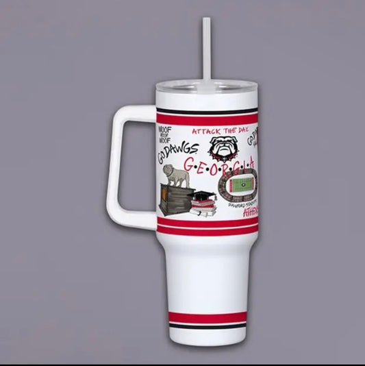 UGA 40 oz. Tumbler