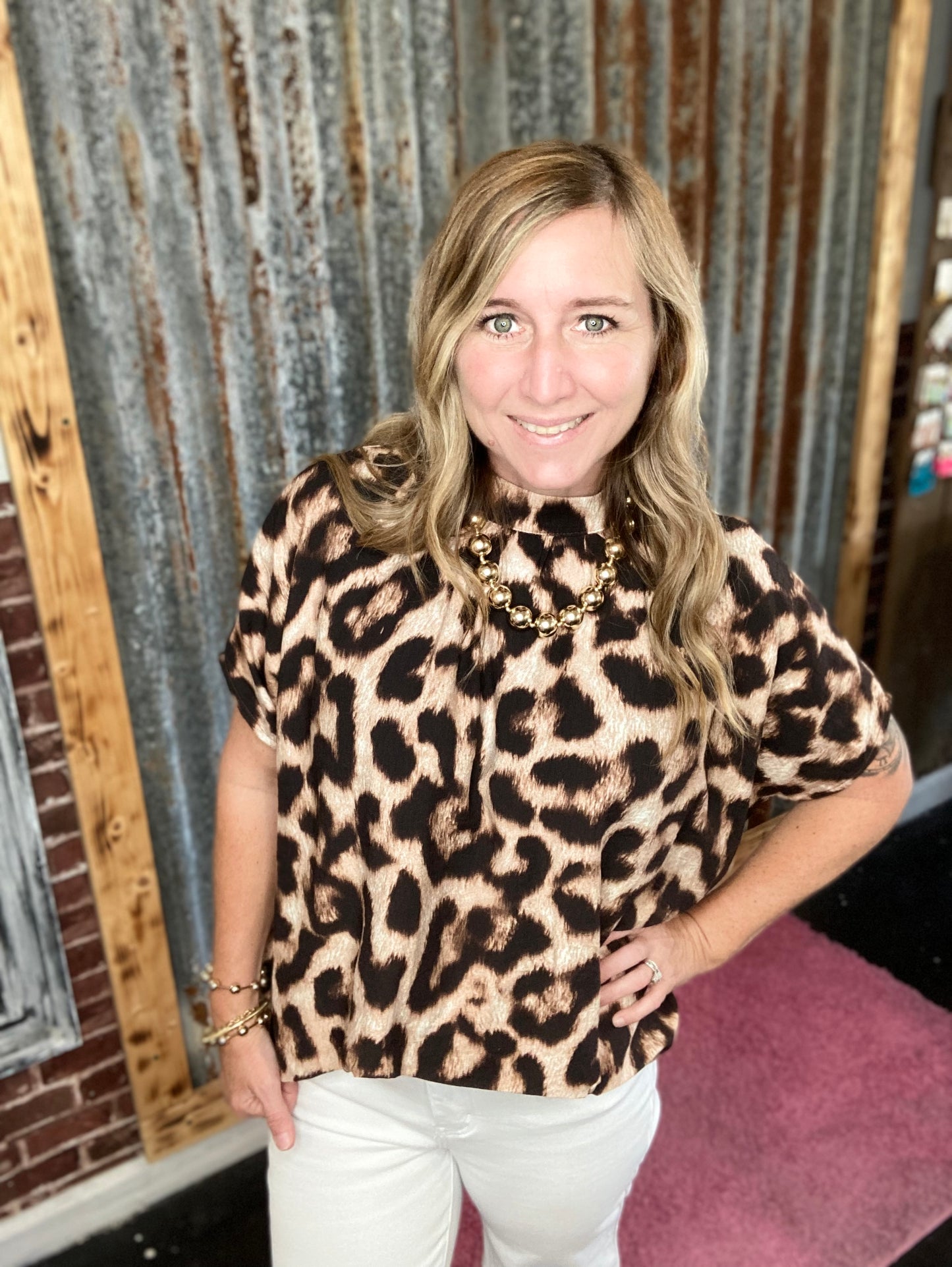 Leopard Top