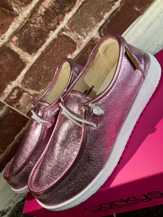 Lavender Crinkle Metallic Corky’s
