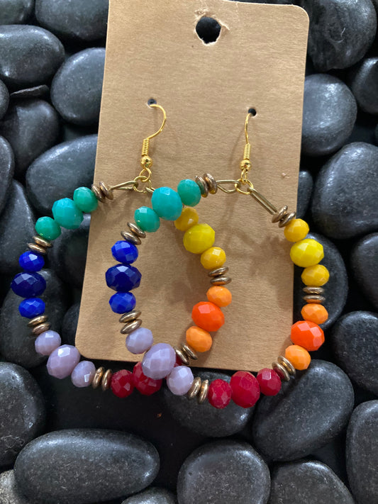 Colorful Dreams Beaded Earrings